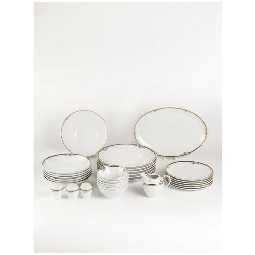  . Wertvolleperle Germany. CLASSIC DARK BLUE 32 Pcs dinner set (  32 )  6 ,  8000