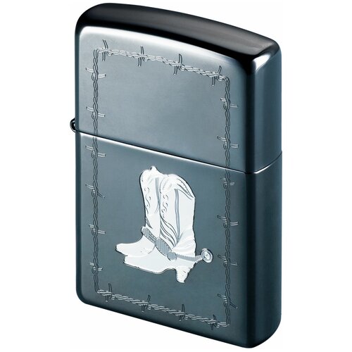   ZIPPO Silver Boots Black Ice,  4980